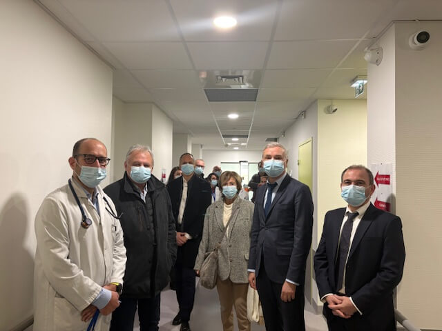 Visite du Directeur général de l’ARS au Centre Hospitalier de Valréas