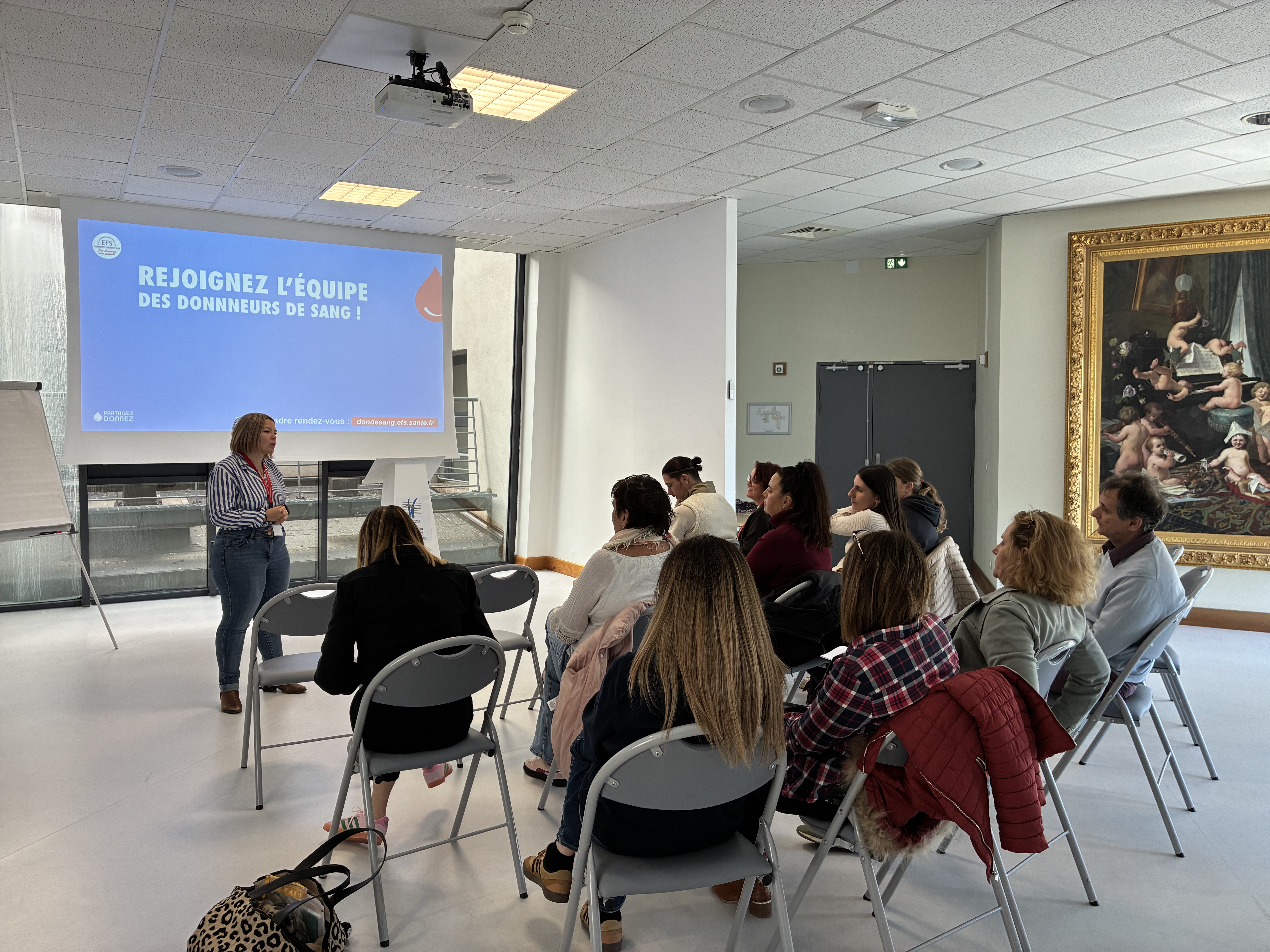 Sensibilisation au Don du sang par l'EFS