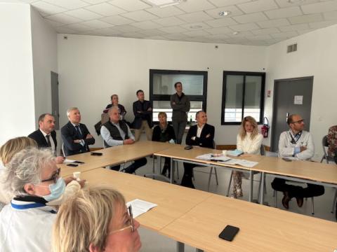 Visite du Directeur général de l’ARS au Centre Hospitalier de Valréas