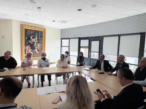 Visite du Directeur général de l’ARS au Centre Hospitalier de Valréas