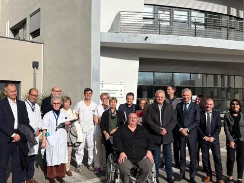 Visite du Directeur général de l’ARS au Centre Hospitalier de Valréas